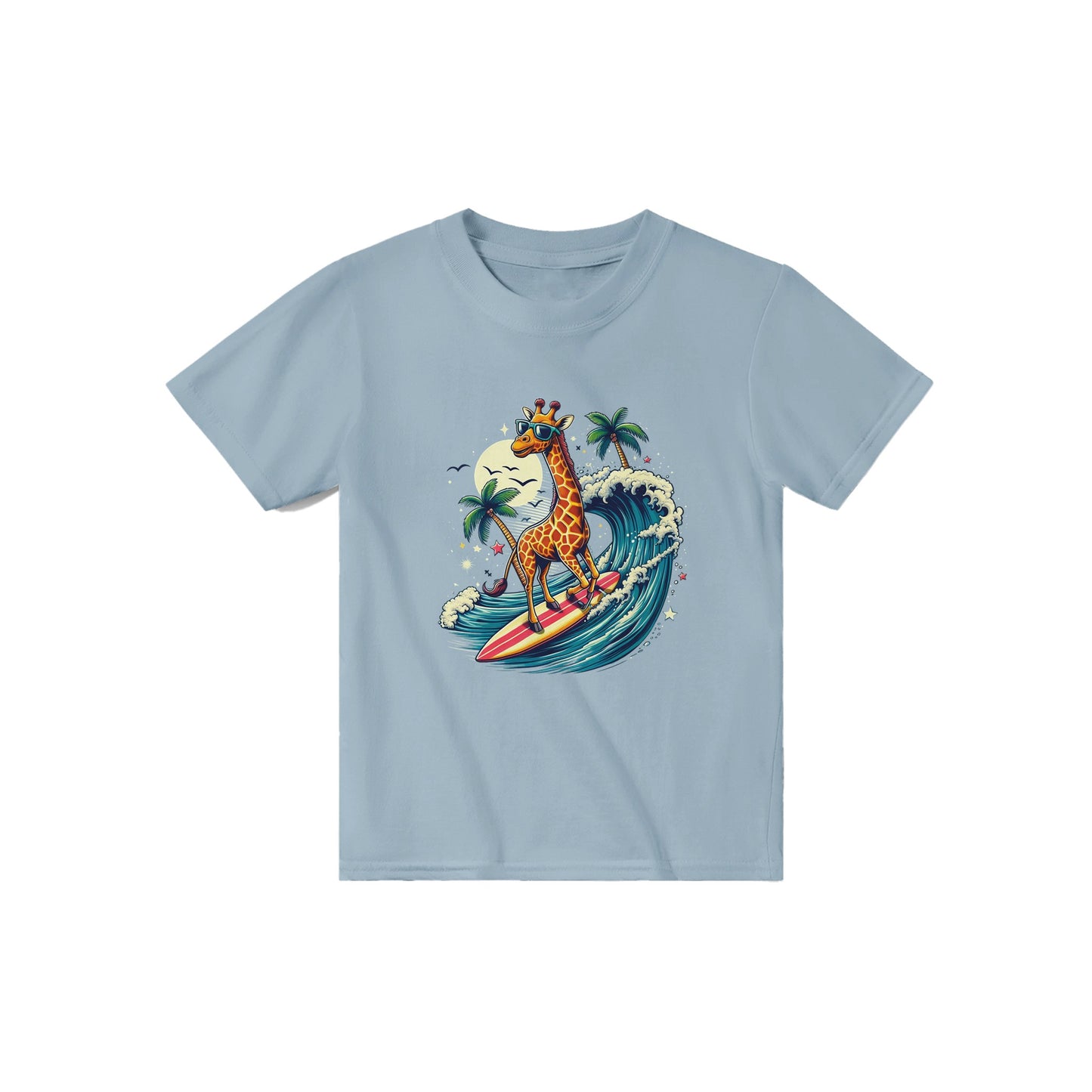 Surfing Giraffe Kids T-shirt