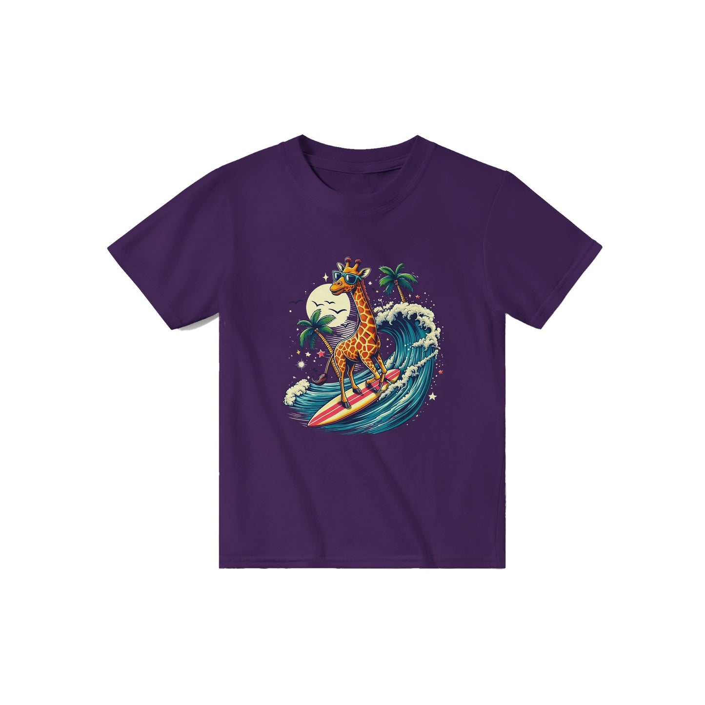 Surfing Giraffe Kids T-shirt