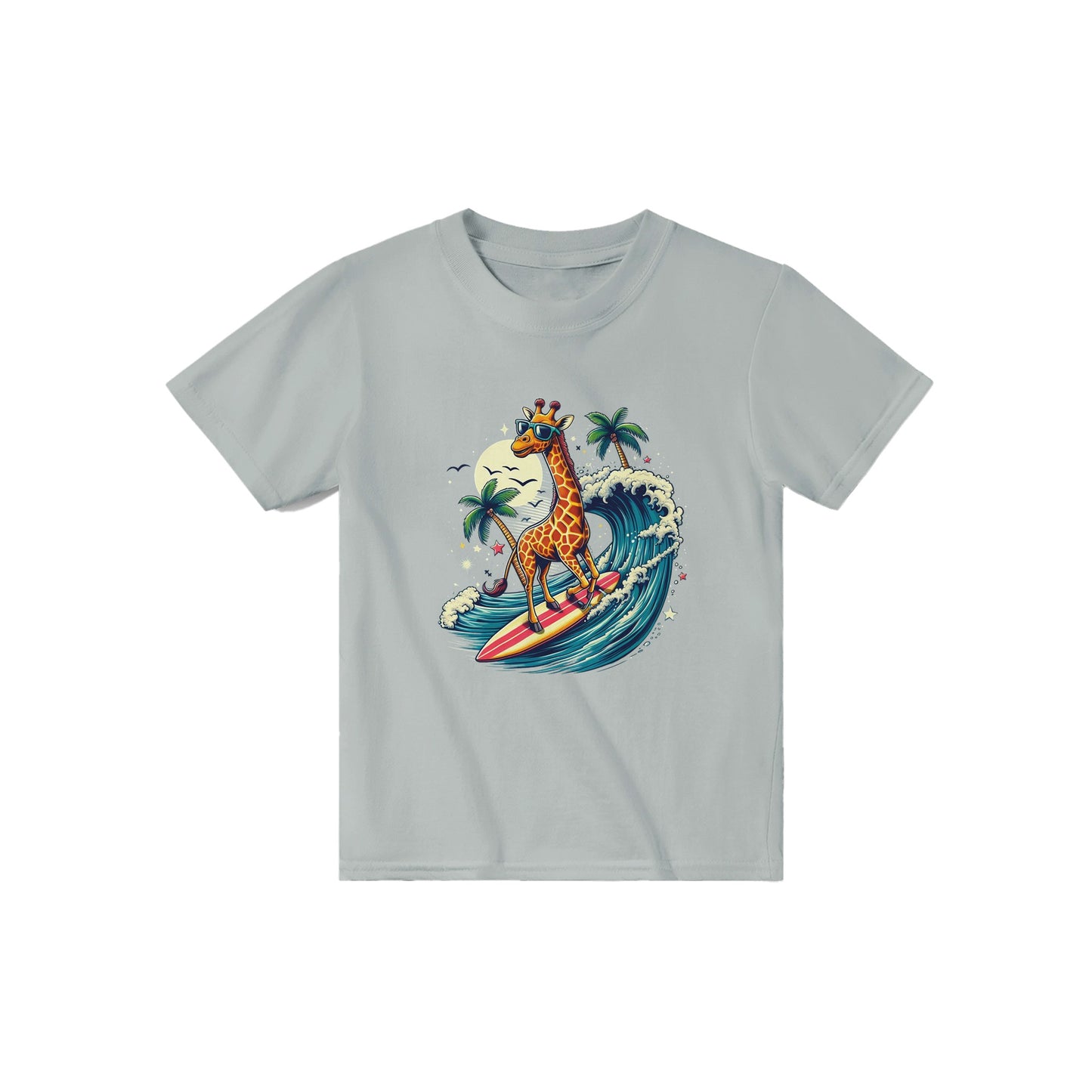 Surfing Giraffe Kids T-shirt