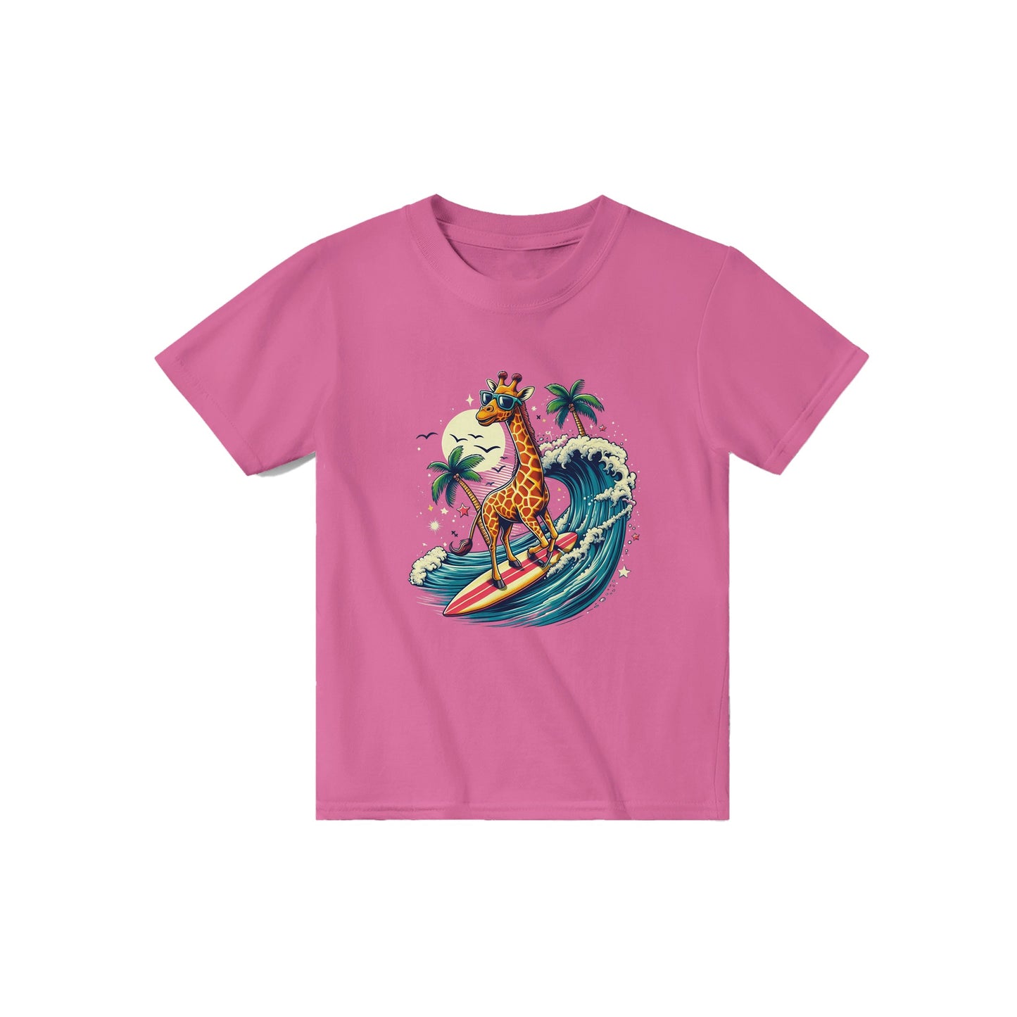 Surfing Giraffe Kids T-shirt