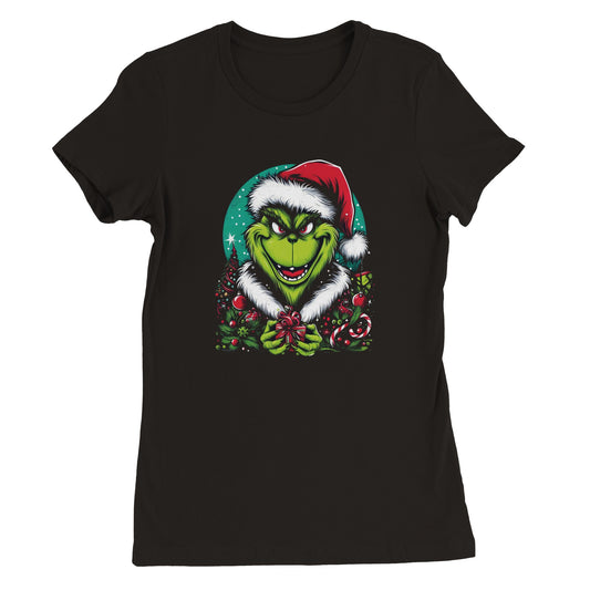 Christmas Grinch Womens T-shirt