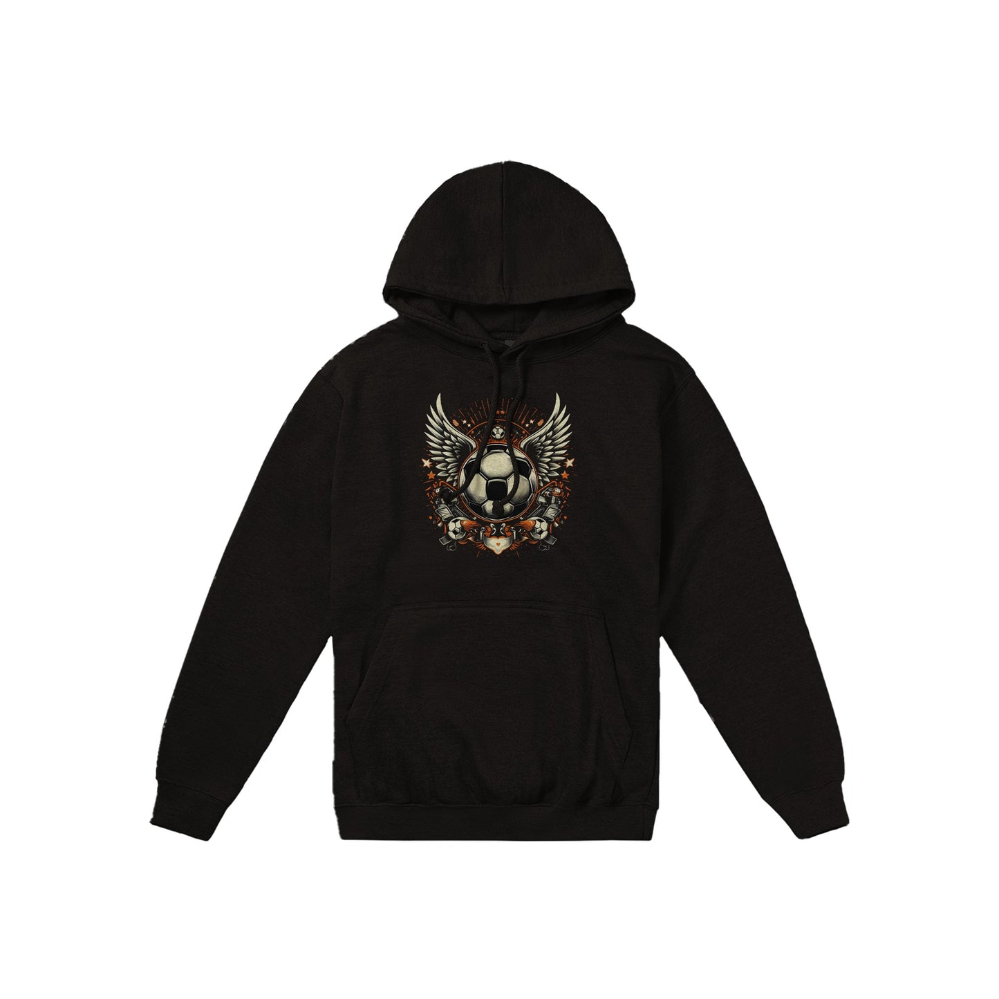 Soccer Wings Pullover Hoodie