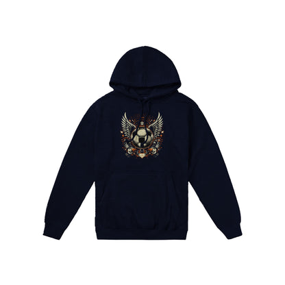 Soccer Wings Pullover Hoodie