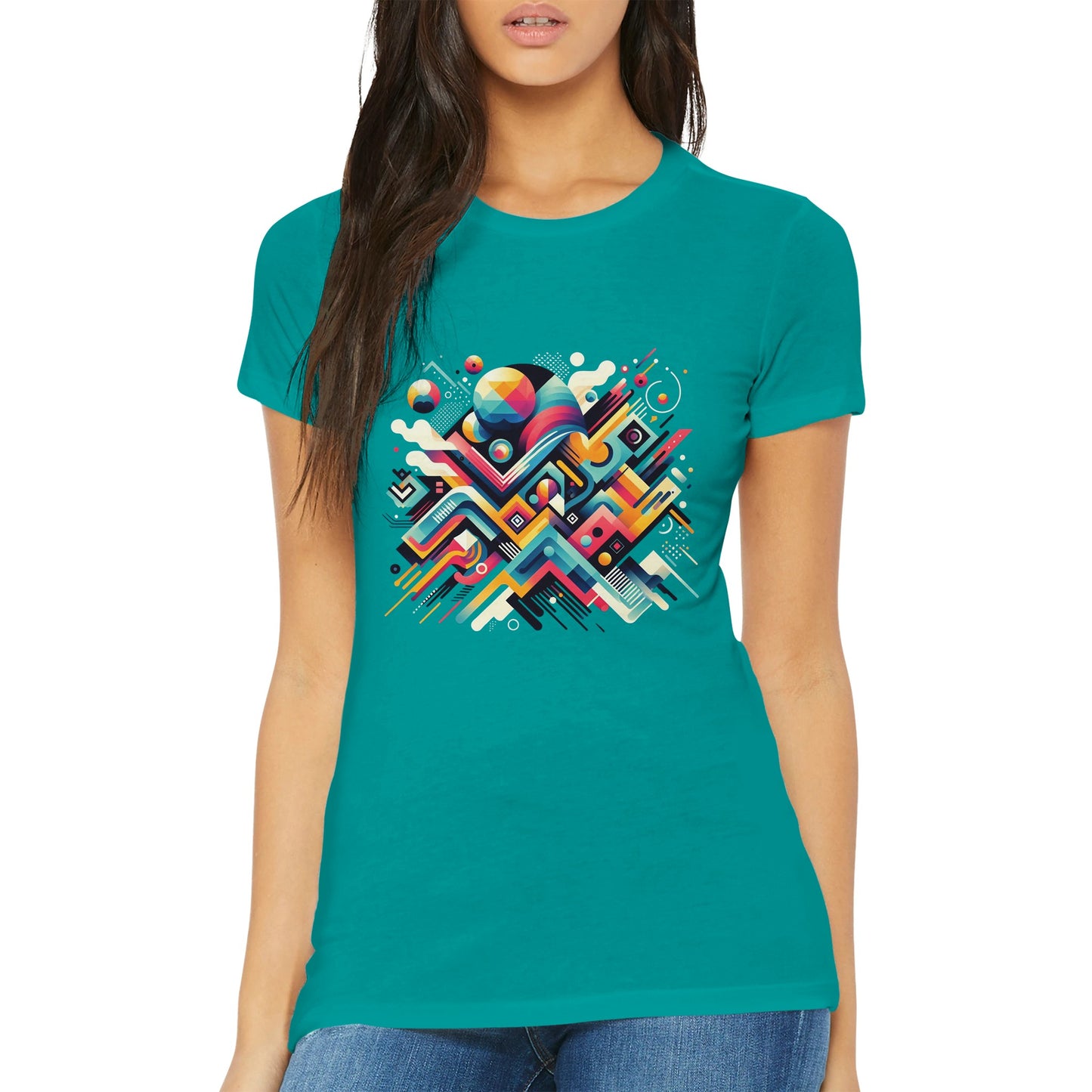 Abstract Geometrics Womens T-shirt