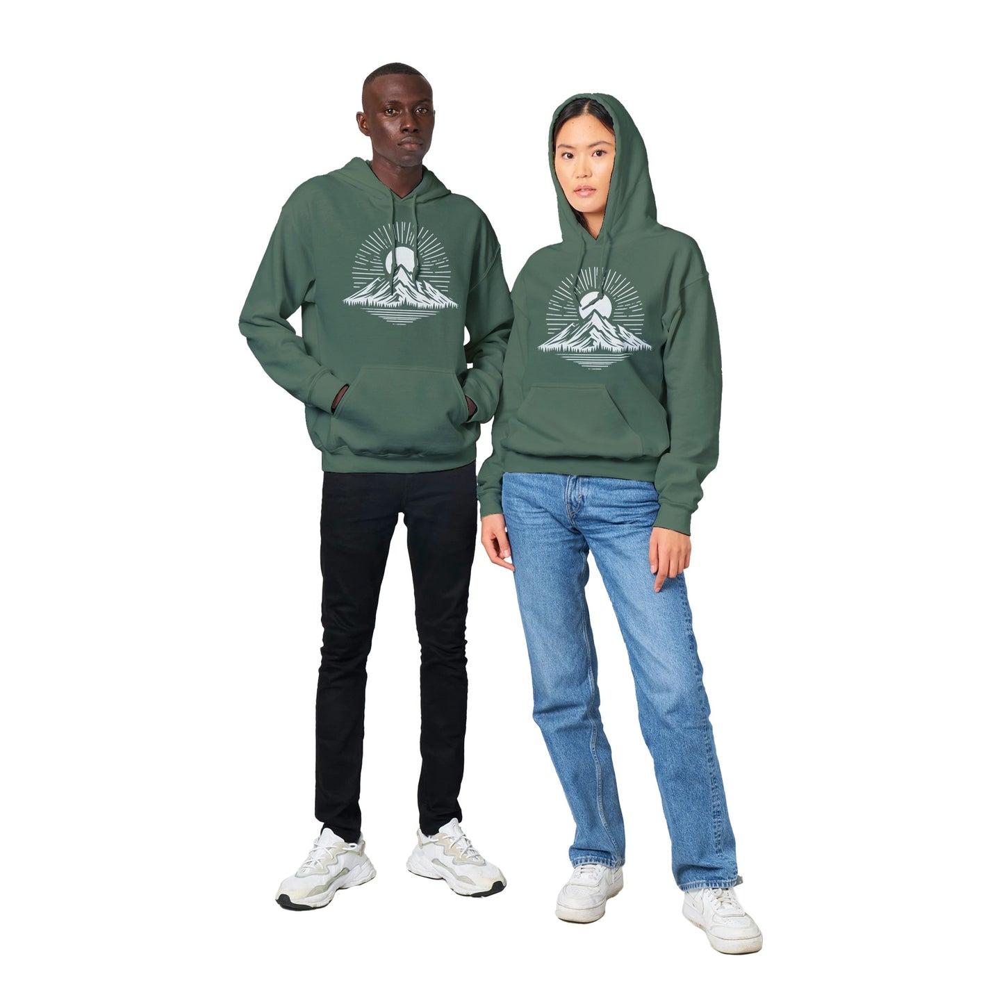 Mountain Sunrise Pullover Hoodie