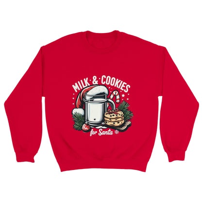 Santa's Milk & Cookies Christmas Sweatshirt