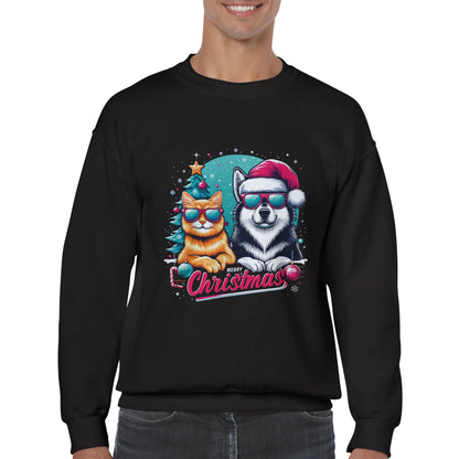 Merry Cats & Dogs Christmas Sweatshirt