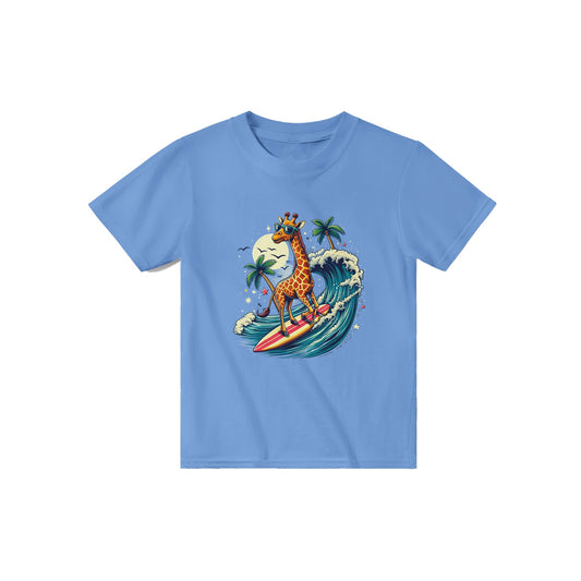 Surfing Giraffe Kids T-shirt