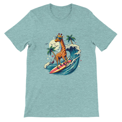 Surfing Giraffe Unisex T-shirt