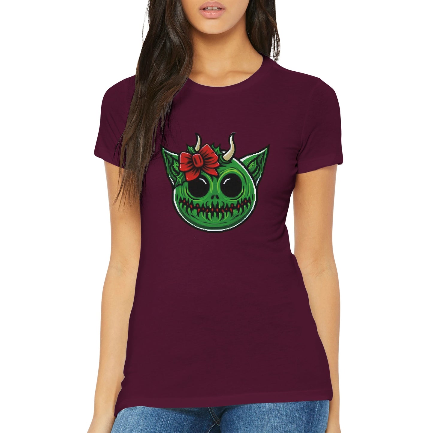 Green Monster Womens T-shirt