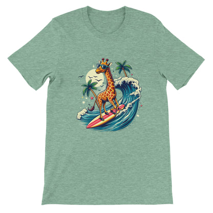 Surfing Giraffe Unisex T-shirt