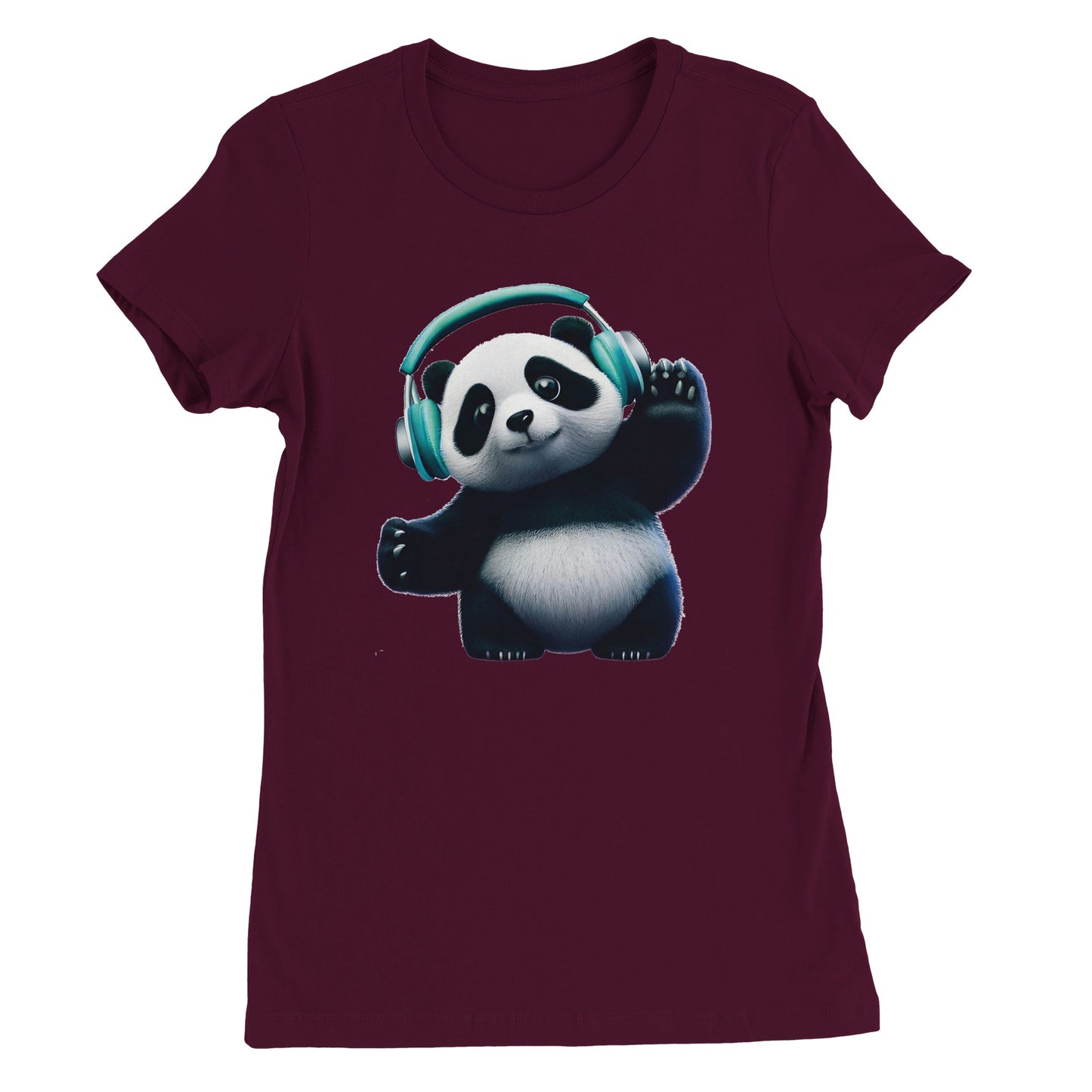 Dancing Panda Womens T-shirt