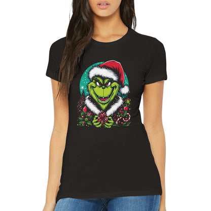 Christmas Grinch Womens T-shirt