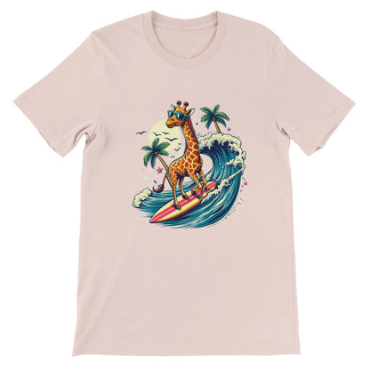 Surfing Giraffe Unisex T-shirt