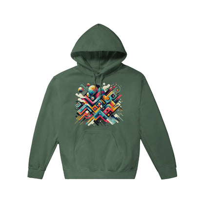 Abstract Geometrics Pullover Hoodie