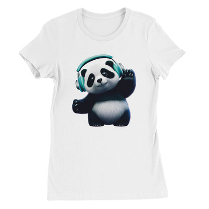 Dancing Panda Womens T-shirt