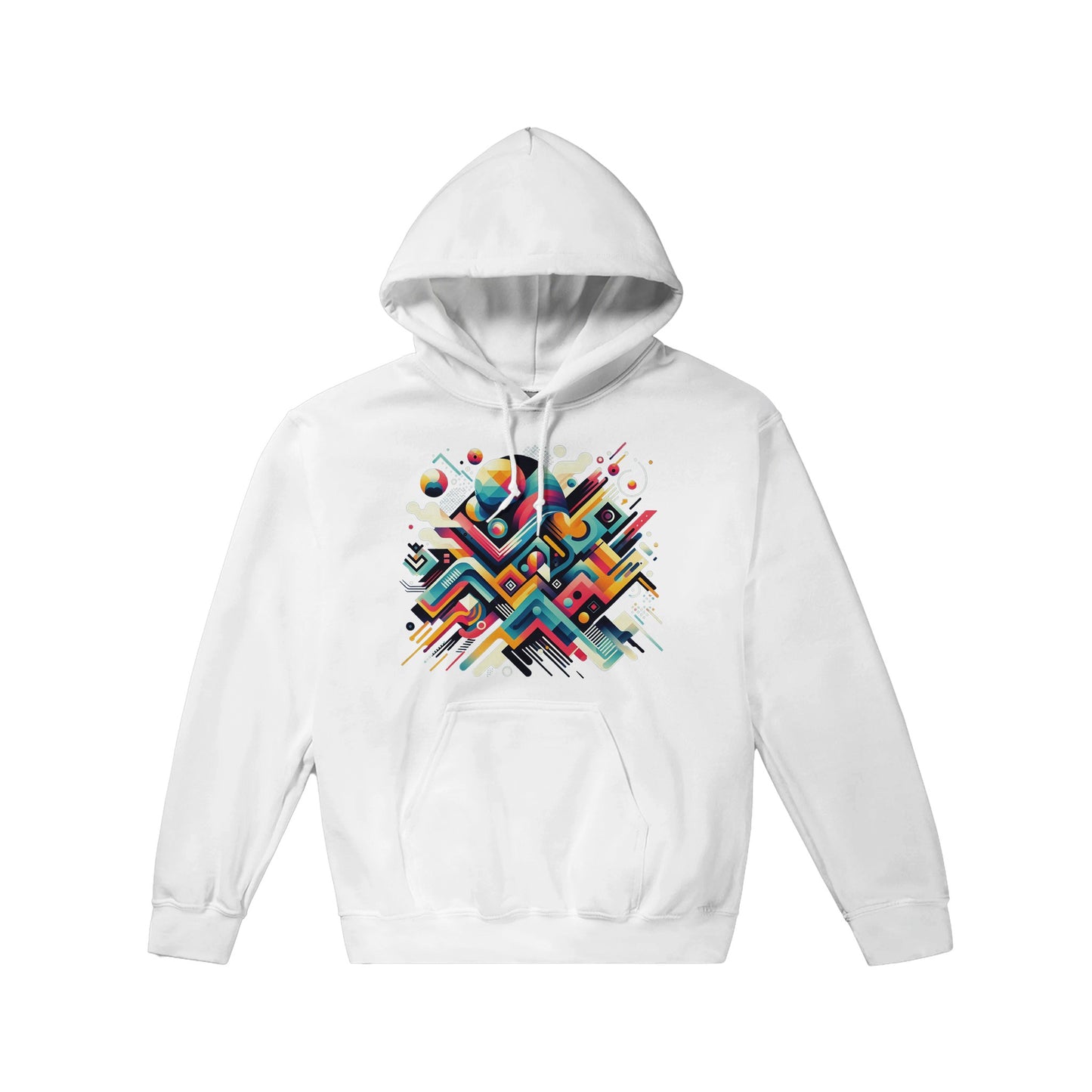 Abstract Geometrics Pullover Hoodie