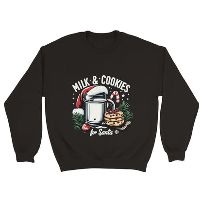 Santa's Milk & Cookies Christmas Sweatshirt