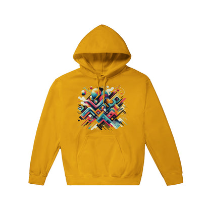 Abstract Geometrics Pullover Hoodie