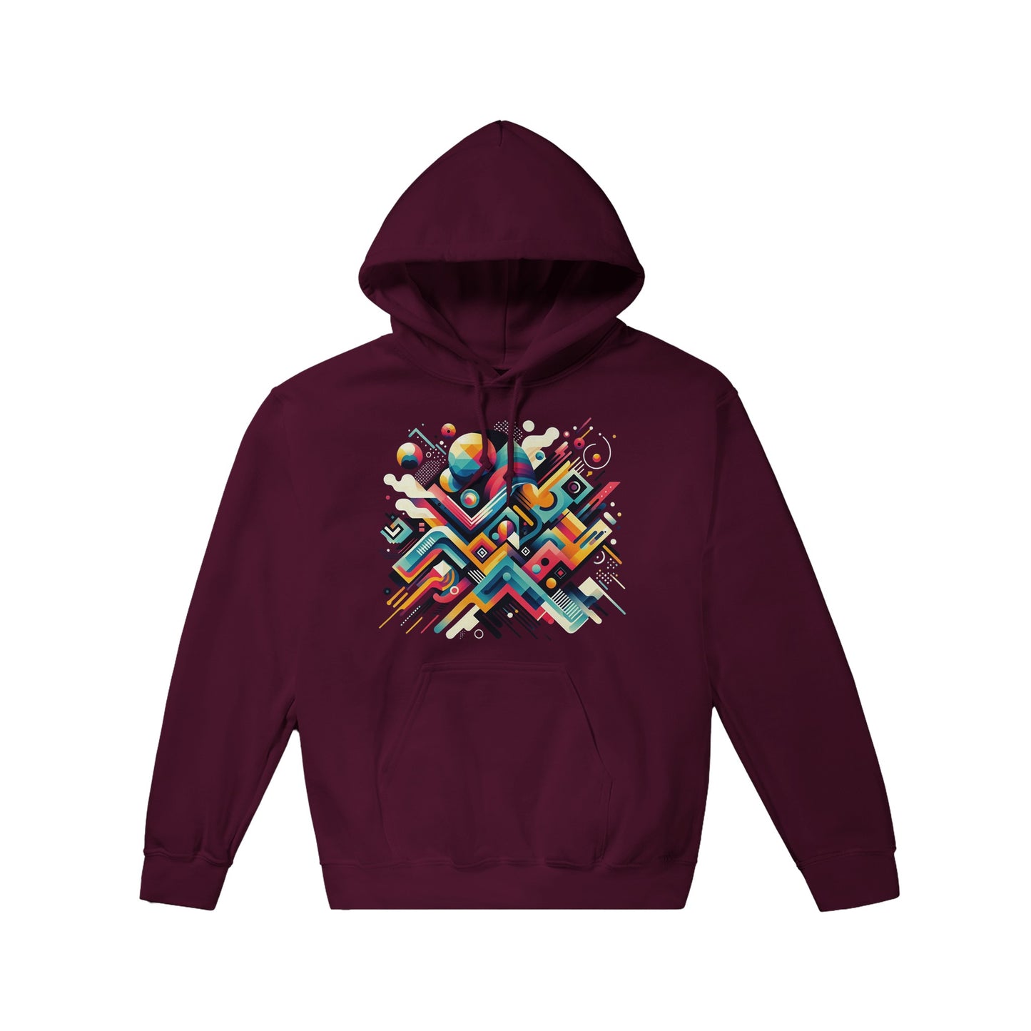 Abstract Geometrics Pullover Hoodie