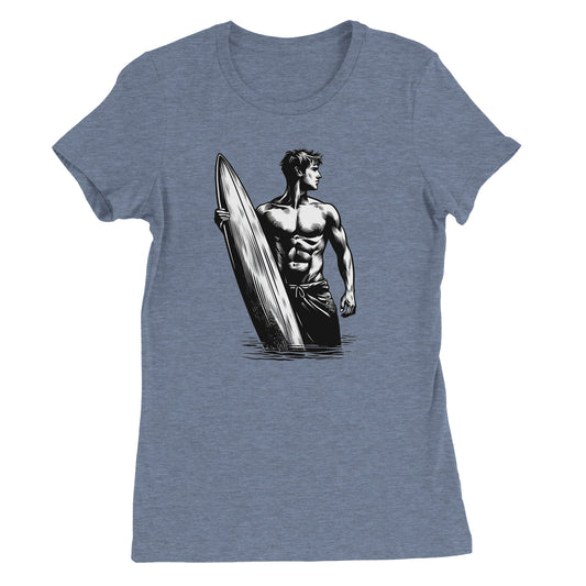 Surfer Guy Womens T-shirt