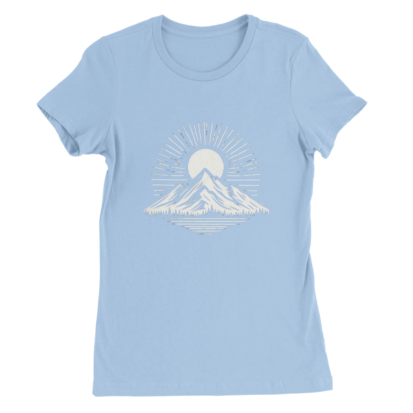 Mountain Sunrise Womens T-shirt