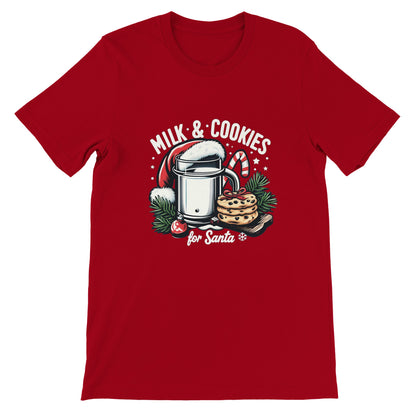 Santa's Milk & Cookies Christmas Unisex T-shirt