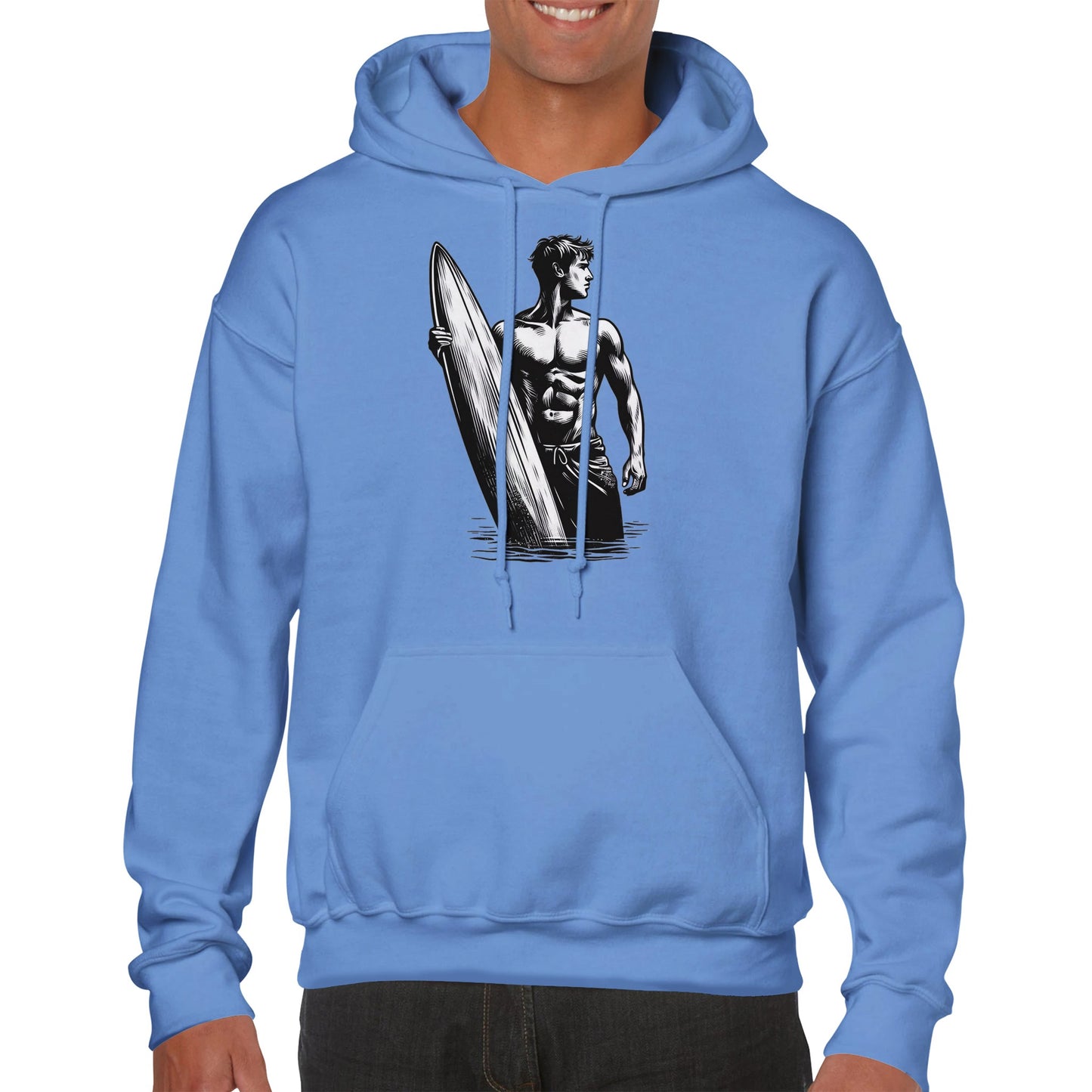 Surfer Guy Pullover Hoodie