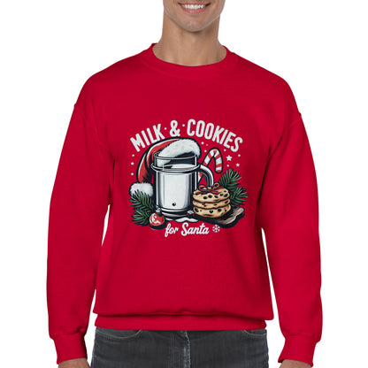 Santa's Milk & Cookies Christmas Sweatshirt