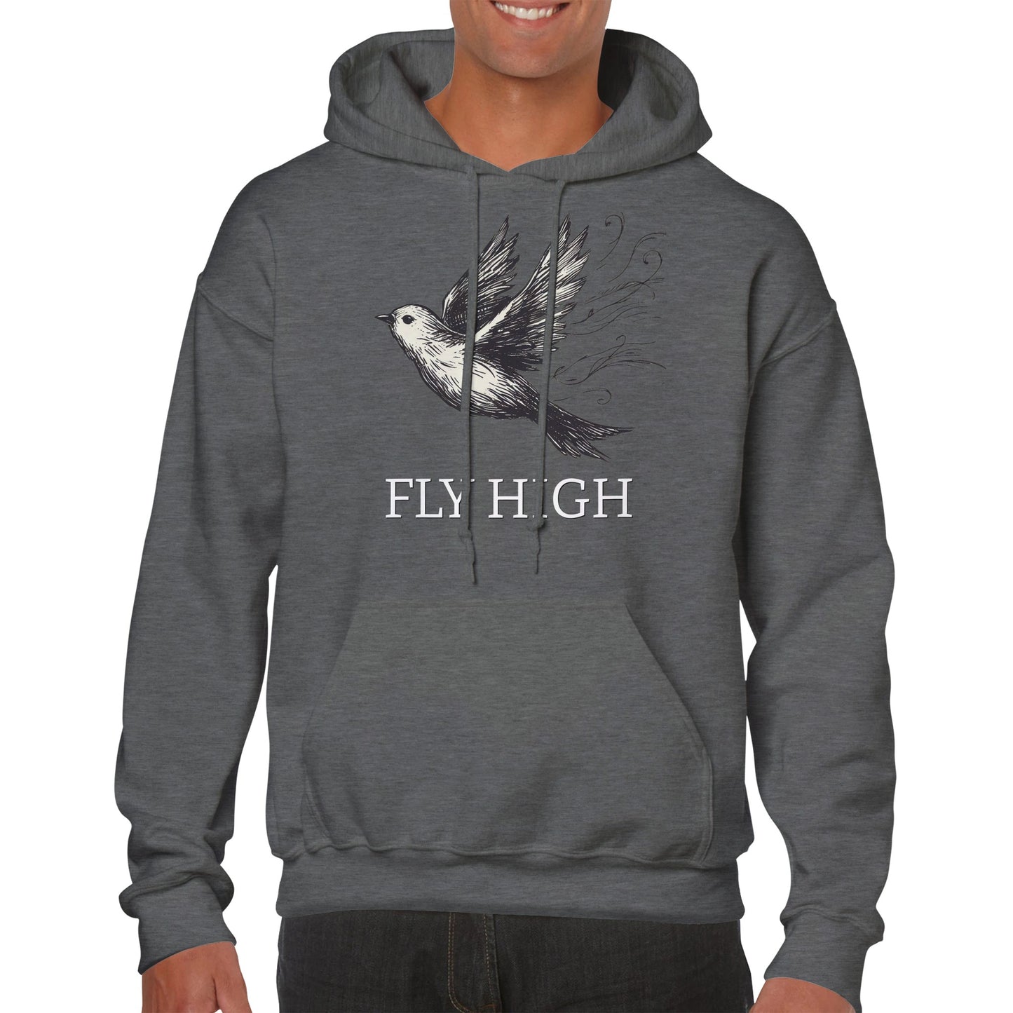 Bird in the Sky Pullover Hoodie