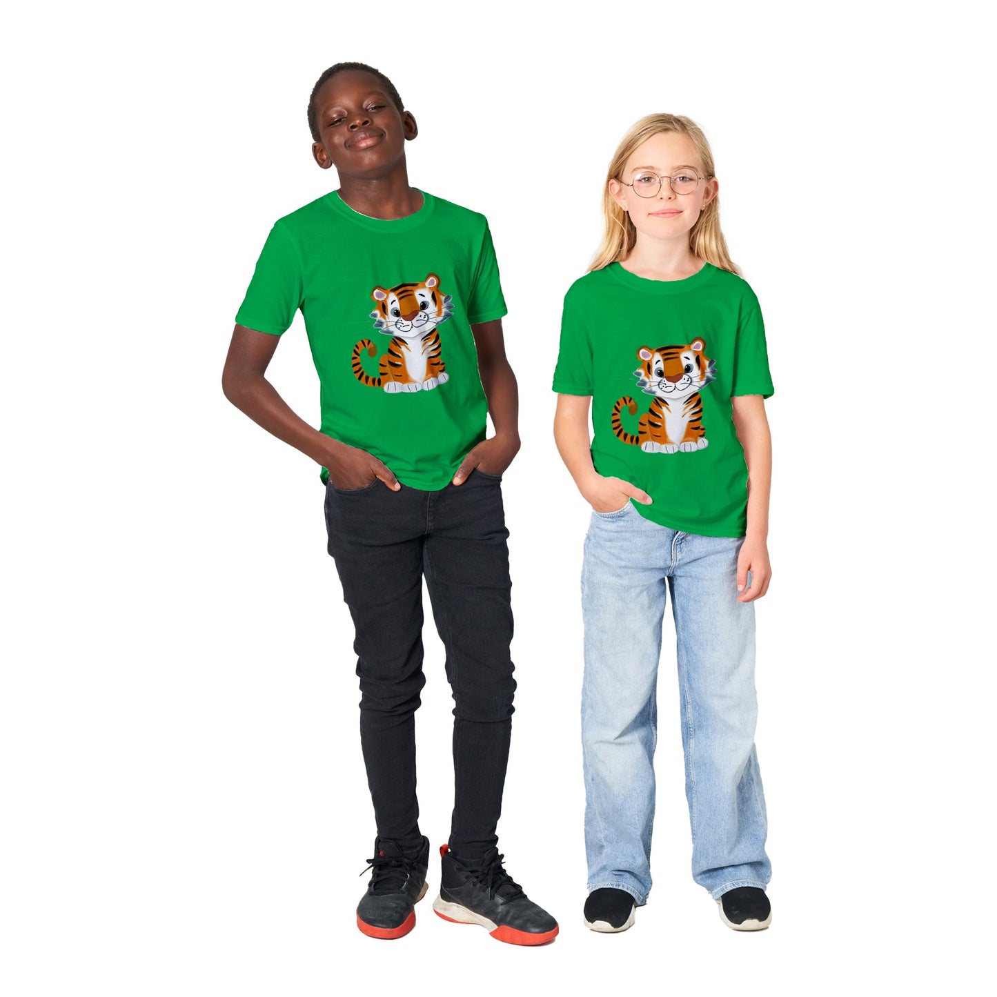 Friendly Tiger Kids T-shirt