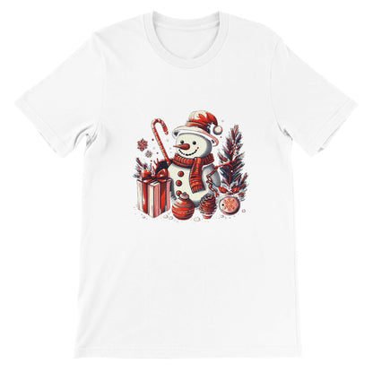 Gifting Snowman at Christmas Unisex T-shirt