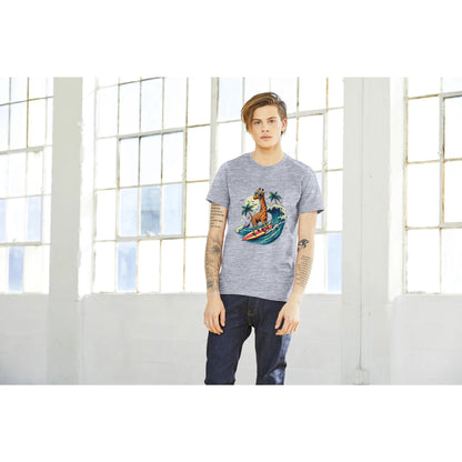 Surfing Giraffe Unisex T-shirt