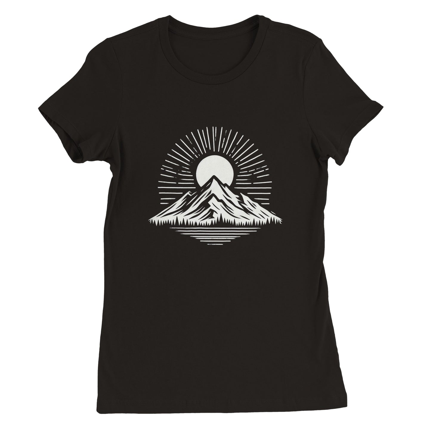 Mountain Sunrise Womens T-shirt