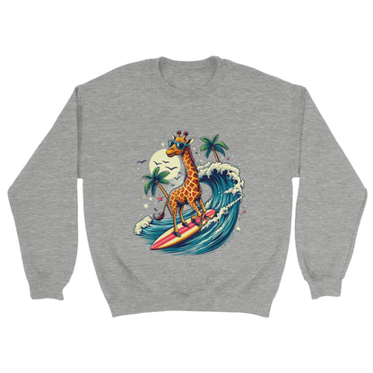 Surfing Giraffe Sweatshirt