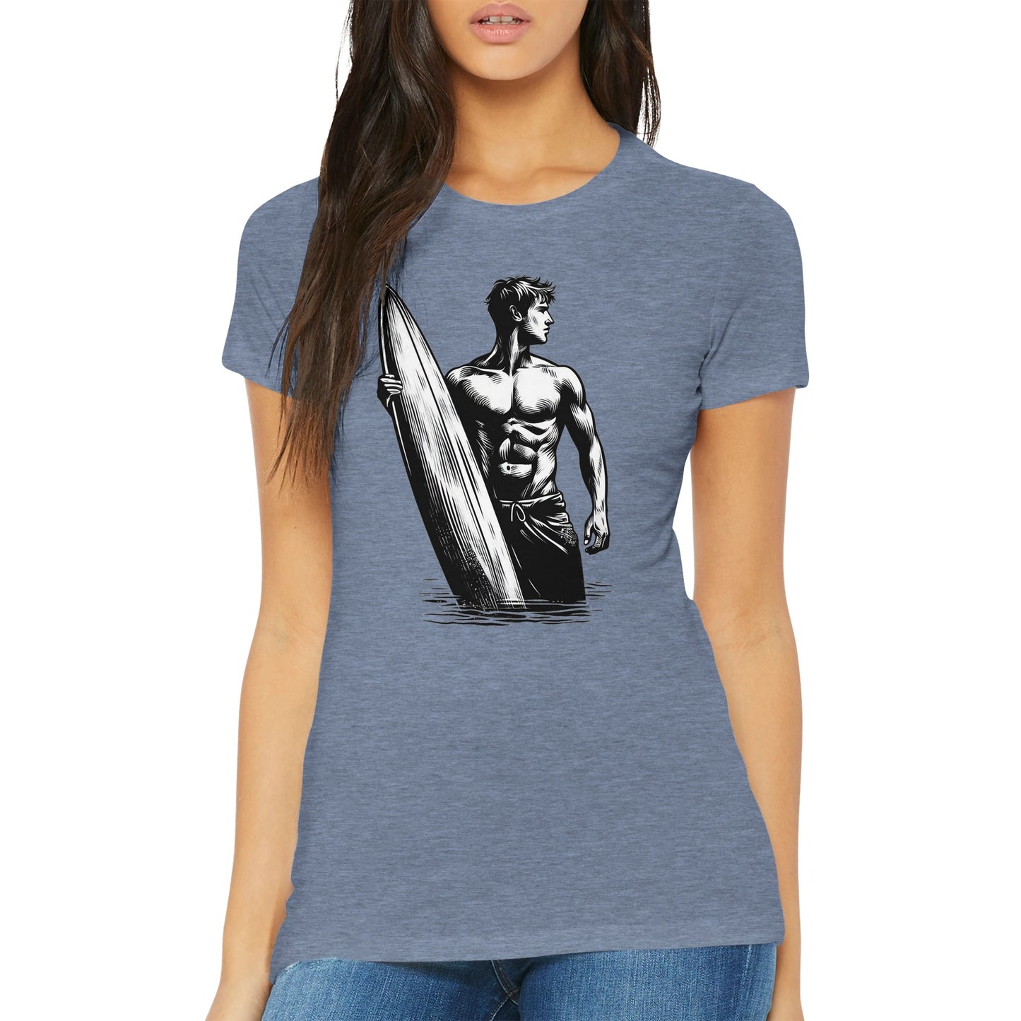 Surfer Guy Womens T-shirt