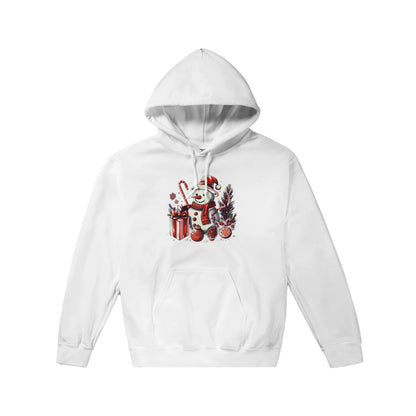 Gifting Snowman at Christmas Pullover Hoodie