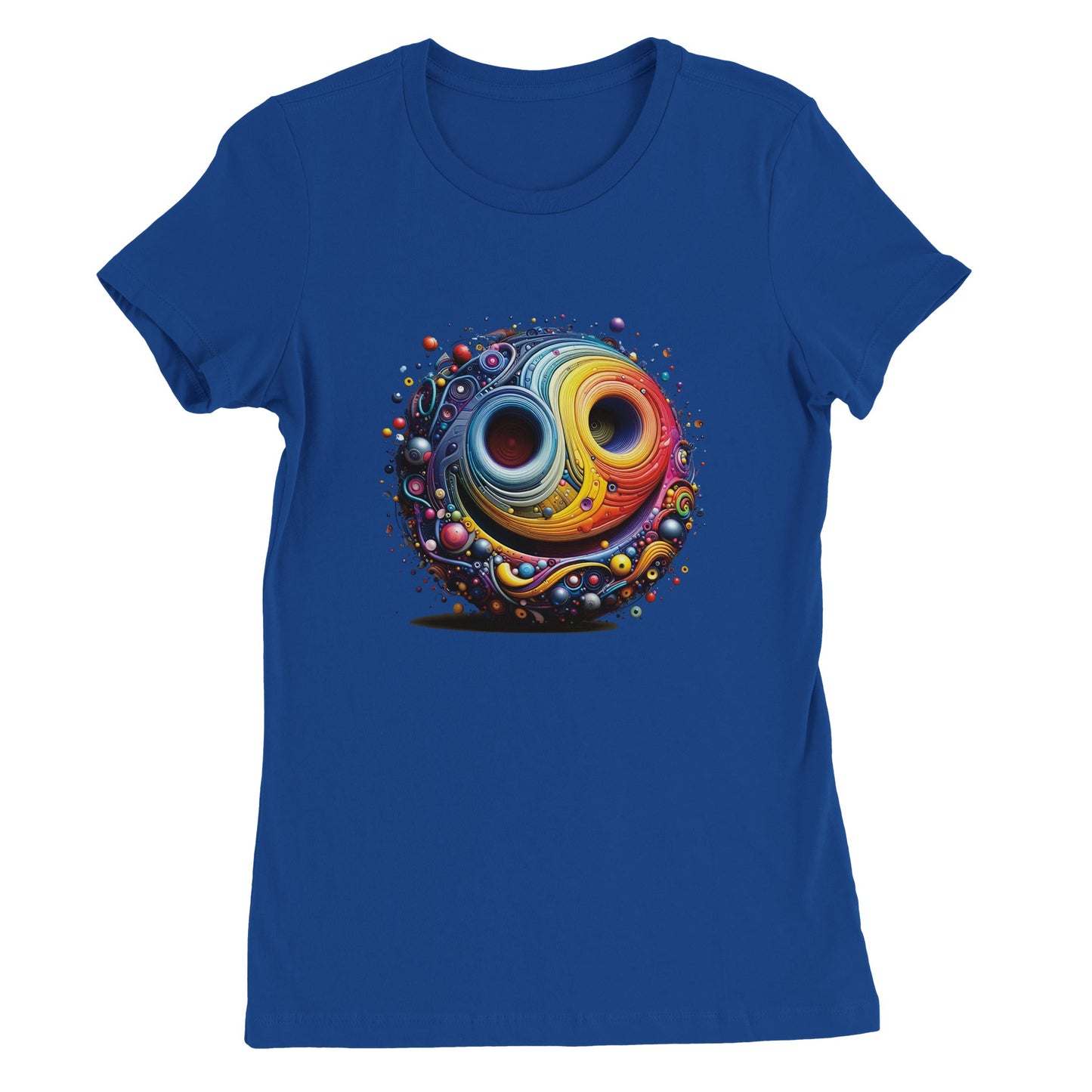 Rainbow Smiley Womens T-shirt