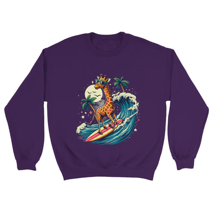 Surfing Giraffe Sweatshirt