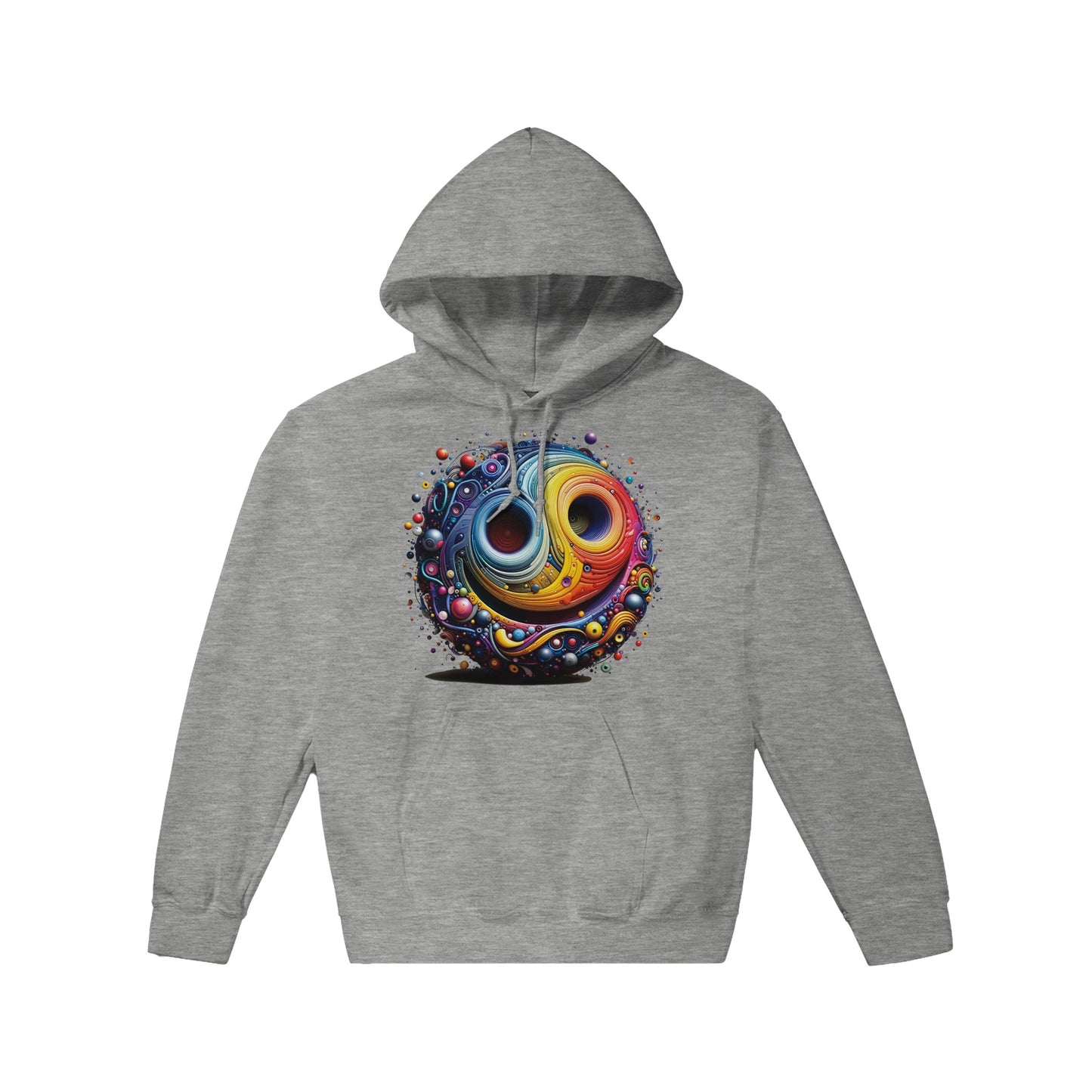 Rainbow Smiley Pullover Hoodie