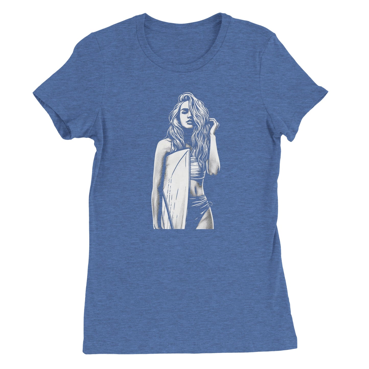 Surfer Girl Womens T-shirt