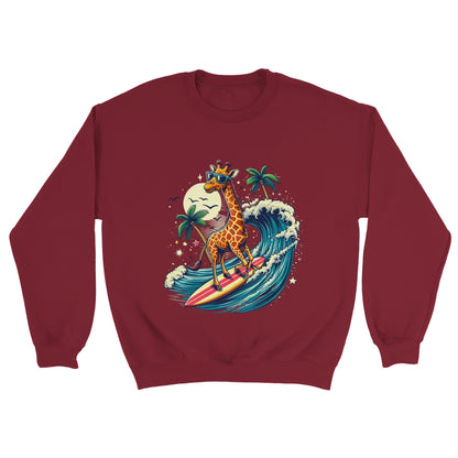 Surfing Giraffe Sweatshirt