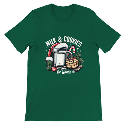 Santa's Milk & Cookies Christmas Unisex T-shirt