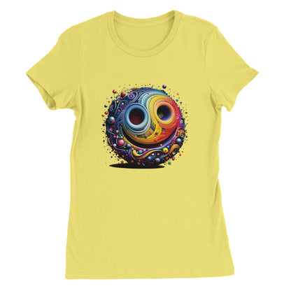 Rainbow Smiley Womens T-shirt