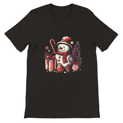 Gifting Snowman at Christmas Unisex T-shirt