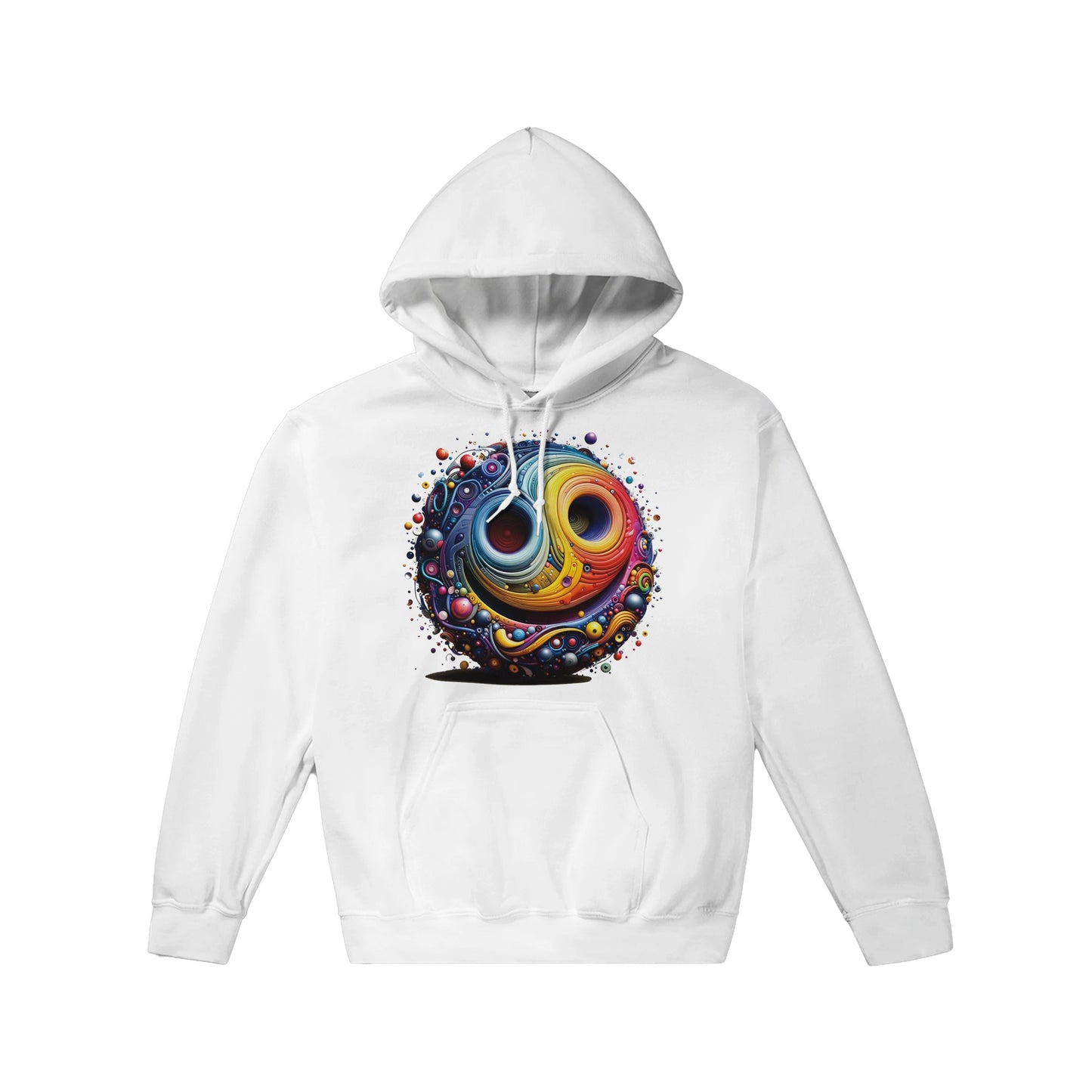 Rainbow Smiley Pullover Hoodie