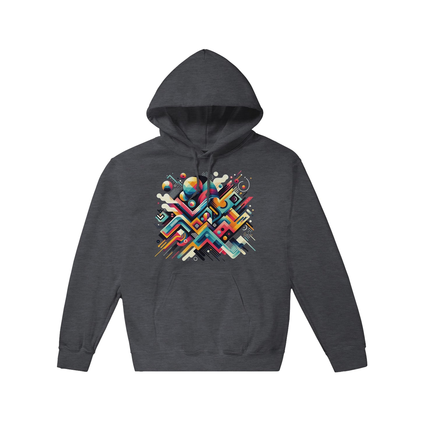 Abstract Geometrics Pullover Hoodie