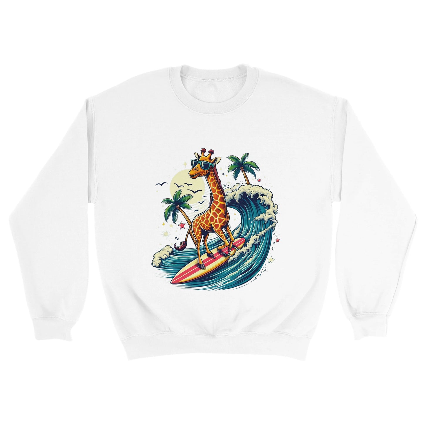 Surfing Giraffe Sweatshirt