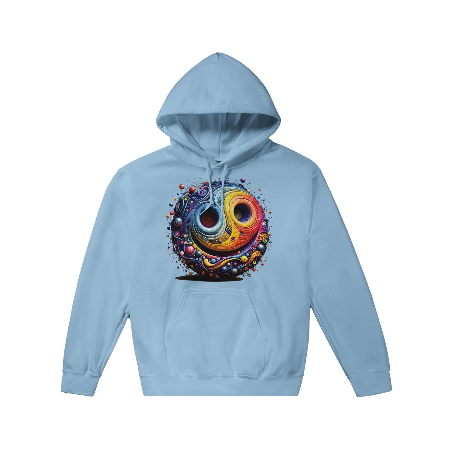 Rainbow Smiley Pullover Hoodie