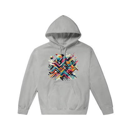 Abstract Geometrics Pullover Hoodie